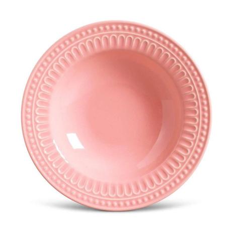 Jogo de 6 Pratos Fundos Pérgamo Rosa - Porto Brasil é boa?