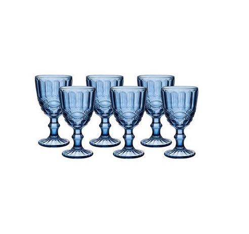 Jogo De 6 Taças de Bebidas Suco Drinks Agua Azul 320ml Etilux é boa?