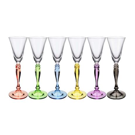 Jogo de 6 taças para licor Victoria Colorida em cristal ecológico 50ml - 57066 - Bohemia é ruim? Jogo de 6 taças para licor Victoria Colorida em cristal ecológico 50ml - 57066 - Bohemia é boa?