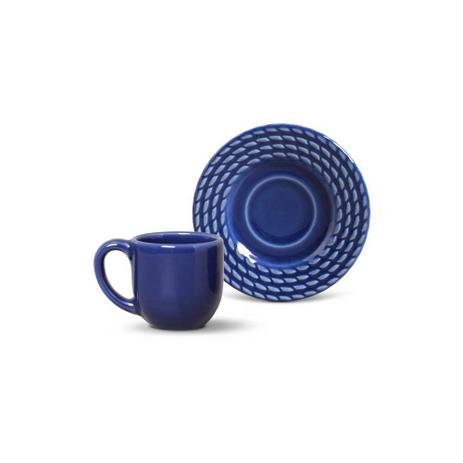 Jogo de 6 Xícaras de Café Olimpia Azul Navy - Porto brasil é boa?