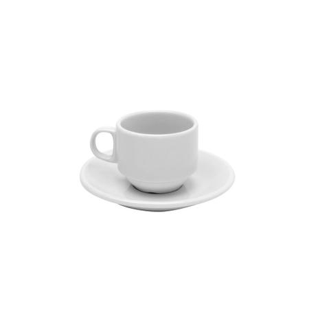 Jogo de 6 Xícaras De Porcelana P/Café C/Píres 80Ml - Bon gourmet Menor preço em Jogo de 6 Xícaras De Porcelana P/Café C/Píres 80Ml - Bon gourmet