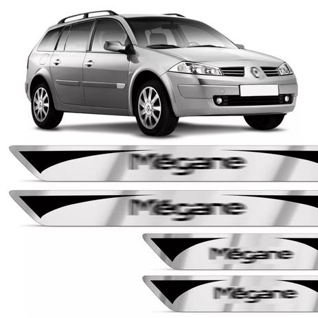 Jogo de Adesivos Soleiras Resinados Megane 2010 a 2013 Modelo Escovado com Grafia Excelente Fixação - Resitank Menor preço em Jogo de Adesivos Soleiras Resinados Megane 2010 a 2013 Modelo Escovado com Grafia Excelente Fixação - Resitank