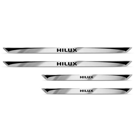 Jogo de Adesivos Soleiras Resinados Toyota Hilux 06 a 18 Modelo Escovado Grafia Excelente Fixação - Resitank Menor preço em Jogo de Adesivos Soleiras Resinados Toyota Hilux 06 a 18 Modelo Escovado Grafia Excelente Fixação - Resitank