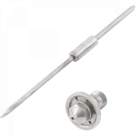 Jogo de agulha e bico de 14 mm núcleo da mola e guia da agulha para pistola de pintura modelo PSV 100 Vonder Menor preço em Jogo de agulha e bico de 14 mm núcleo da mola e guia da agulha para pistola de pintura modelo PSV 100 Vonder