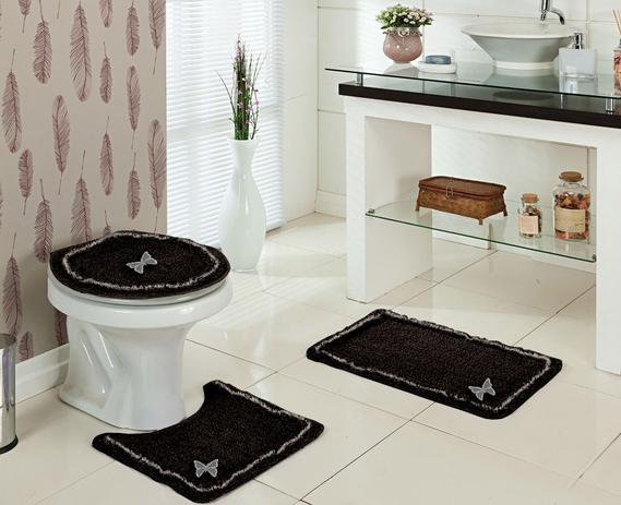 Jogo de Banheiro 3 pçs 100 Algodão - Delicate - Tapetes miriam é boa?