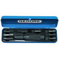Jogo de bits com martelete manual de impacto 5/16” gedore 13 peças Menor preço em Jogo de bits com martelete manual de impacto 5/16” gedore 13 peças