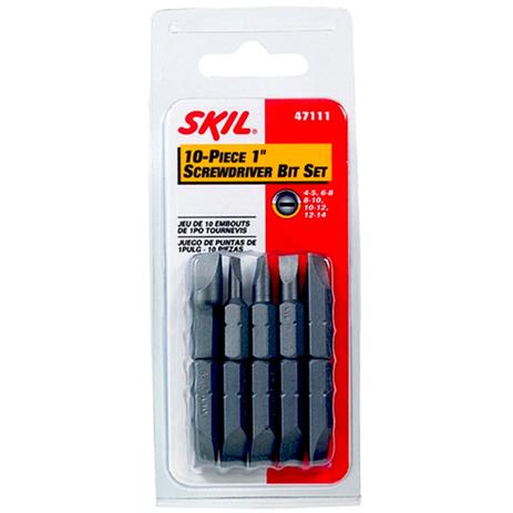 Jogo de Bits de Fenda para Parafusadeira com 10 Peças 1Pol Skil é boa?