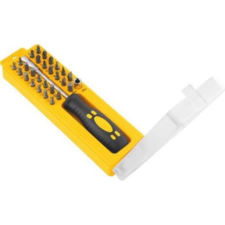 Jogo de bits e ponteiras com 29 peças encaixe sextavado 1/4 - Vonder Menor preço em Jogo de bits e ponteiras com 29 peças encaixe sextavado 1/4 - Vonder
