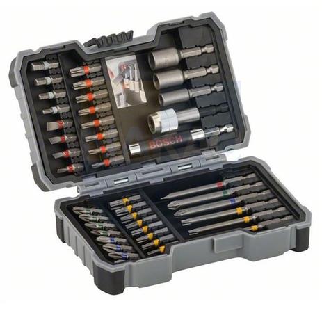 Jogo de Bits Pontas e Soquetes com 43 Peças - Bosch Menor preço em Jogo de Bits Pontas e Soquetes com 43 Peças - Bosch