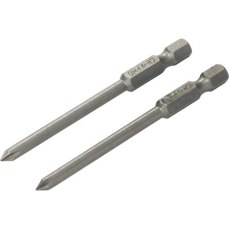Jogo de Bits/Ponteiras Phillips com Encaixe Sextavado 1/4” Nº 0X75mm Cartela com 2 Peças - Vonder Menor preço em Jogo de Bits/Ponteiras Phillips com Encaixe Sextavado 1/4” Nº 0X75mm Cartela com 2 Peças - Vonder