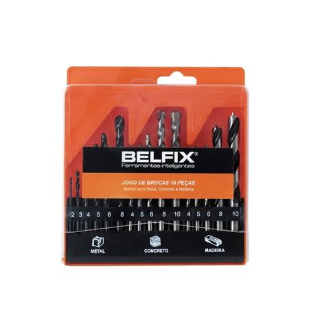 Jogo de Brocas com 16 Peças - Com Estojo - Belfix é boa?