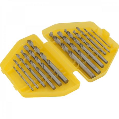 Jogo de brocas de aço rápido DIN 338 1/16” a 1/4” com 13 peças Vonder Menor preço em Jogo de brocas de aço rápido DIN 338 1/16” a 1/4” com 13 peças Vonder