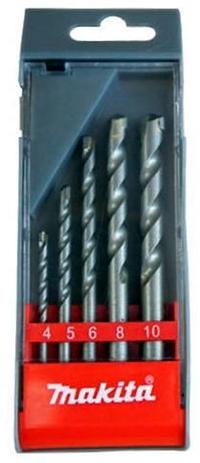 Jogo De Brocas de Widea para concreto 4/5/6/8/10 Mm Makita Menor preço em Jogo De Brocas de Widea para concreto 4/5/6/8/10 Mm Makita