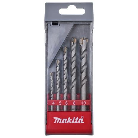 Jogo de brocas para concreto com 5 peças - Makita Menor preço em Jogo de brocas para concreto com 5 peças - Makita