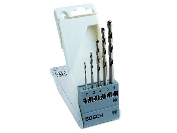 Jogo de Brocas para Metal Bosch 5 Peças - de 2 à 6MM 2608595517 Menor preço em Jogo de Brocas para Metal Bosch 5 Peças - de 2 à 6MM 2608595517