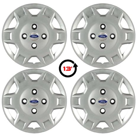 Jogo de Calotas Fiesta Street 2000 2001 2002 Com Emblema Aro 13 - Grid Menor preço em Jogo de Calotas Fiesta Street 2000 2001 2002 Com Emblema Aro 13 - Grid