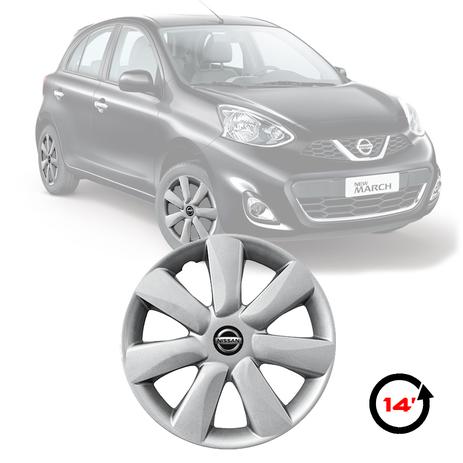 Jogo de Calotas New March 2015 2016 2017 2018 Com Emblema Aro 14 - Grid é boa?