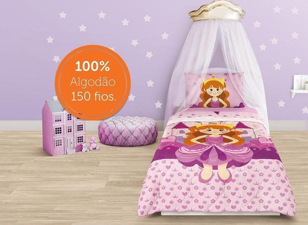 Jogo de Cama 100 Algodão  Solteiro Princesa 3 Peças  Lepper é boa?