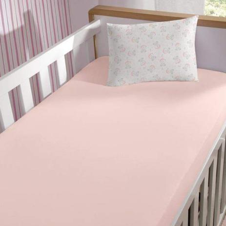 Jogo de Cama Bebê Mini Menina 2 Peças Malha Lepper Rosa Claro Menor preço em Jogo de Cama Bebê Mini Menina 2 Peças Malha Lepper Rosa Claro