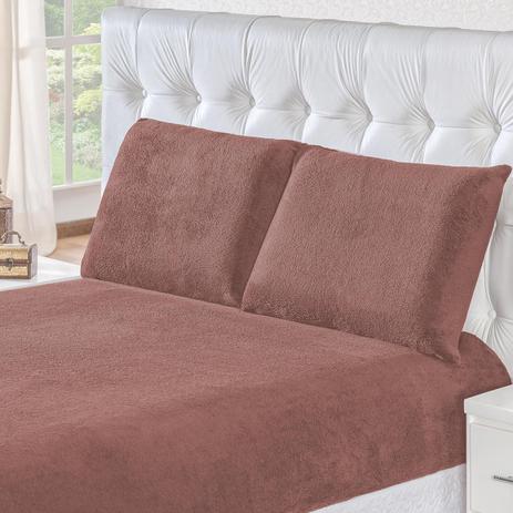 Jogo de Cama Biasoft Rosê Casal Padrão Manta Microfibra 03 Peças - Dourados enxovais é boa?