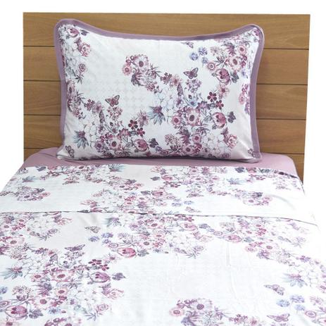 Jogo de Cama Blend Malha Solteiro - Garden Dream - Altenburg Menor preço em Jogo de Cama Blend Malha Solteiro - Garden Dream - Altenburg