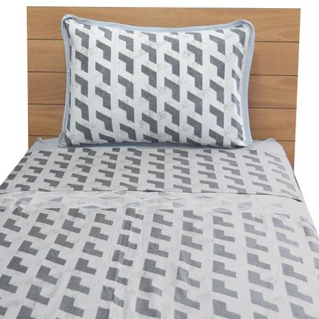 Jogo de Cama Blend Malha Solteiro - Marchetaria - Altenburg Menor preço em Jogo de Cama Blend Malha Solteiro - Marchetaria - Altenburg