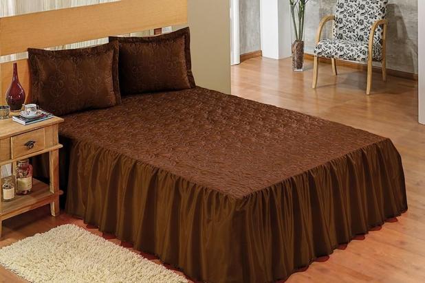 Jogo de Cama Casal Julia 5 Peças Tabaco - Mellindre é ruim? Jogo de Cama Casal Julia 5 Peças Tabaco - Mellindre é boa?