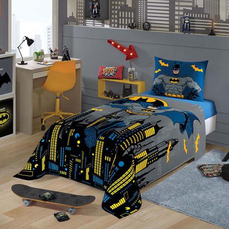 Jogo de Cama Infantil - Batman Gothan - Estampa Cheia - Misto - 2 Peças - Lepper é boa?