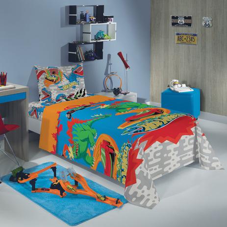Jogo de Cama Infantil Hot Wheels 02 Peças Lepper Menor preço em Jogo de Cama Infantil Hot Wheels 02 Peças Lepper
