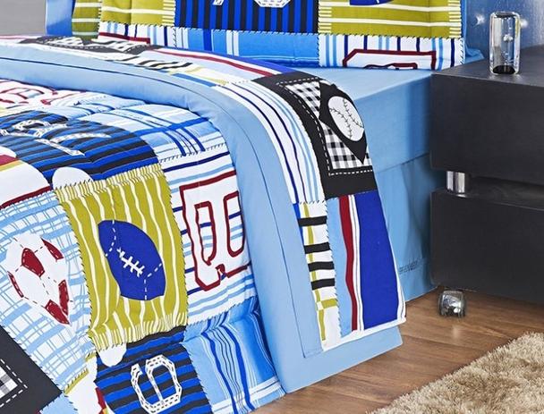 Jogo de Cama Lençol Estampado 150 Fios Solteiro New Boys 03 Peças - Azul Motorista Futebol - Vilela enxovais é ruim? Jogo de Cama Lençol Estampado 150 Fios Solteiro New Boys 03 Peças - Azul Motorista Futebol - Vilela enxovais é boa?