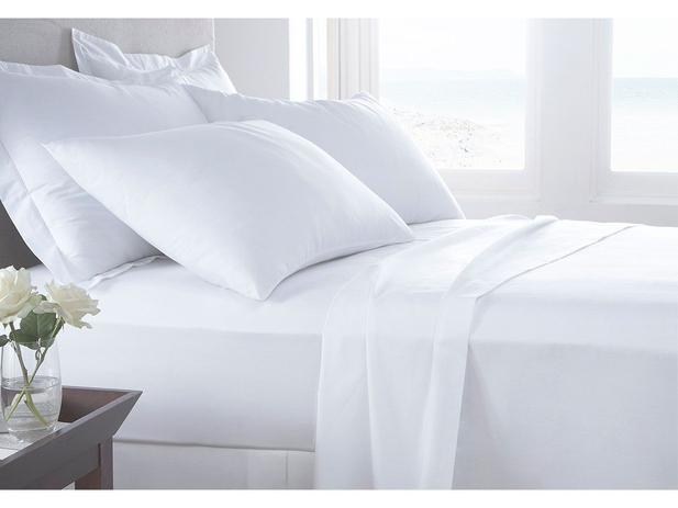 Jogo de Cama Lençol King 4 Peças Percal Branco 180 fios BF Colchões Menor preço em Jogo de Cama Lençol King 4 Peças Percal Branco 180 fios BF Colchões
