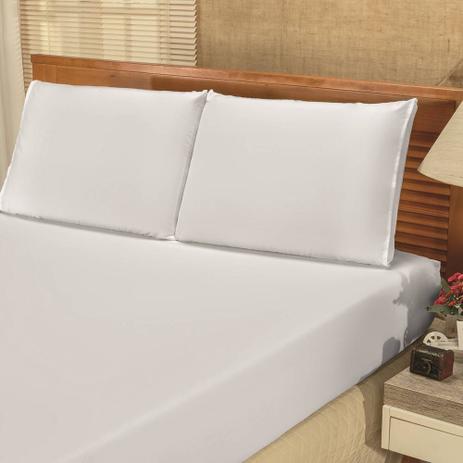 Menor preço em Jogo de Cama Lençol Solteiro Bianca 02 Peças - Branco - Mr enxovais