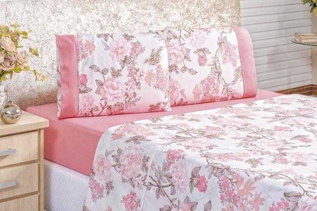 Jogo De Cama Naturale Lençol Casal King 04 Peças Estampado Micropercal 200 Fios Serene - RViotto Enxovais Menor preço em Jogo De Cama Naturale Lençol Casal King 04 Peças Estampado Micropercal 200 Fios Serene - RViotto Enxovais