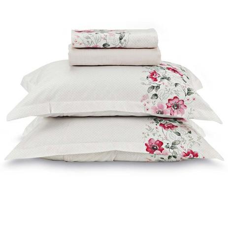 Jogo de Cama Queen 180 Fios Lauren - Karsten Menor preço em Jogo de Cama Queen 180 Fios Lauren - Karsten
