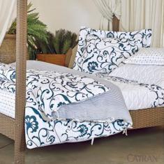 Jogo de cama queen flora 220 fios c/elastico - Artelasse Menor preço em Jogo de cama queen flora 220 fios c/elastico - Artelasse