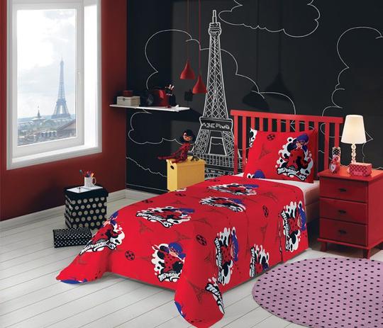 Jogo de Cama Solteiro 3 peças Ladybug 1,50x2,10 Lepper Menor preço em Jogo de Cama Solteiro 3 peças Ladybug 1,50x2,10 Lepper
