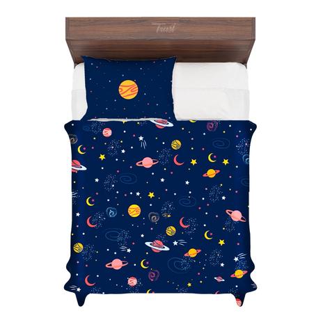 Jogo de cama solteiro galaxia Clearance