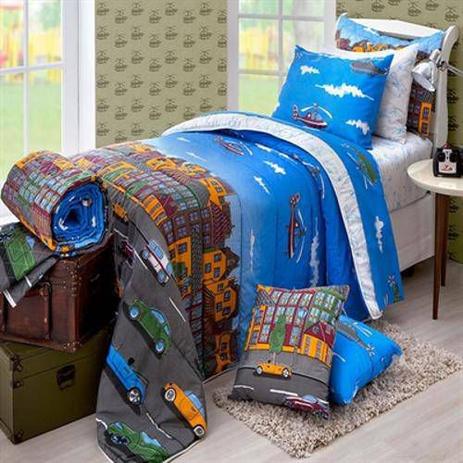 Jogo de Cama Solteiro Happy Day Cidade Duplo 3 Pecas Sultan Menor preço em Jogo de Cama Solteiro Happy Day Cidade Duplo 3 Pecas Sultan