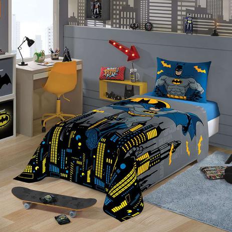 Jogo de Cama Solteiro Infantil Batman Menino 2 Peças 150 fios Lepper Menor preço em Jogo de Cama Solteiro Infantil Batman Menino 2 Peças 150 fios Lepper