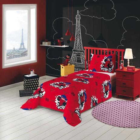 Jogo de Cama Solteiro Ladybug 2 peças - Lepper Menor preço em Jogo de Cama Solteiro Ladybug 2 peças - Lepper