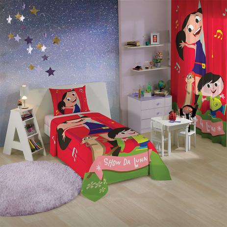 Jogo de Cama Solteiro Show da Luna Vermelho com 2 peças Lepper Menor preço em Jogo de Cama Solteiro Show da Luna Vermelho com 2 peças Lepper