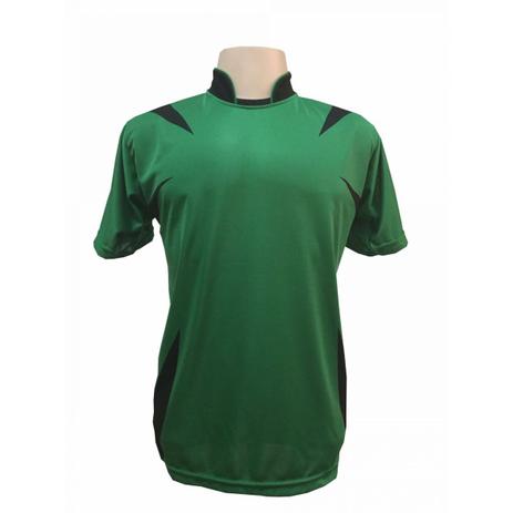 Jogo de Camisa com 14 unidades modelo Palermo Verde/Preto + 1 Goleiro + Brindes - Play fair Menor preço em Jogo de Camisa com 14 unidades modelo Palermo Verde/Preto + 1 Goleiro + Brindes - Play fair