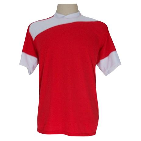 Jogo de Camisa com 14 unidades modelo Sporting Vermelho/Branco + Brindes - Gazza Menor preço em Jogo de Camisa com 14 unidades modelo Sporting Vermelho/Branco + Brindes - Gazza