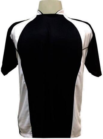 Jogo de Camisa com 14 unidades modelo Suécia Preto/Branco + 1 Goleiro + Brindes - Play fair Menor preço em Jogo de Camisa com 14 unidades modelo Suécia Preto/Branco + 1 Goleiro + Brindes - Play fair