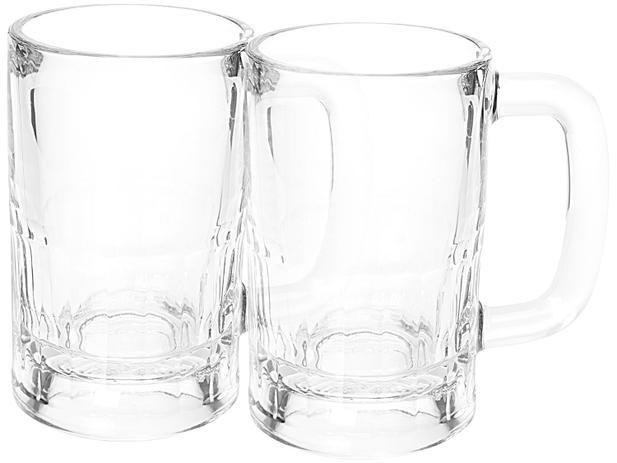 Jogo de Canecas de Chopp/Cerveja de Vidro - 355ml 2 Peças Out 1706902C2 Menor preço em Jogo de Canecas de Chopp/Cerveja de Vidro - 355ml 2 Peças Out 1706902C2