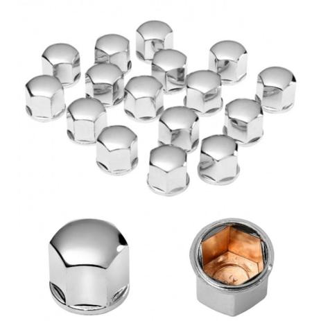 Jogo De Capa Cromado Para Parafuso Da Roda 19mm Sextavado Tampa Porca - 16 Peças - Shekparts Menor preço em Jogo De Capa Cromado Para Parafuso Da Roda 19mm Sextavado Tampa Porca - 16 Peças - Shekparts