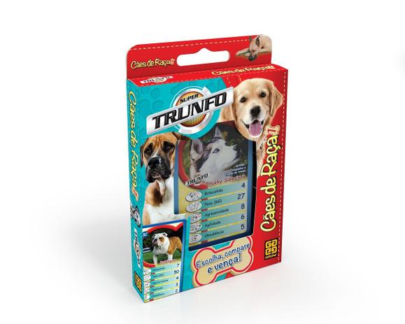 Jogo De Cartas Super Trunfo Cães De Raça - Grow Menor preço em Jogo De Cartas Super Trunfo Cães De Raça - Grow