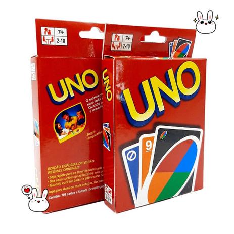 Jogo De Cartas - UNO - Minimalista - Mattel - Ri Happy