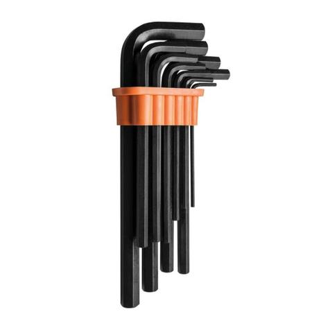Jogo de chave allen longas 3 a 14 mm com 10 peças - Tramontina pro Menor preço em Jogo de chave allen longas 3 a 14 mm com 10 peças - Tramontina pro