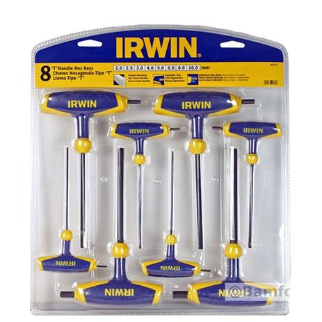 Jogo de Chave Hexagonal T 2.0 a 10mm 8 Pecas IW10771 - Irwin Menor preço em Jogo de Chave Hexagonal T 2.0 a 10mm 8 Pecas IW10771 - Irwin